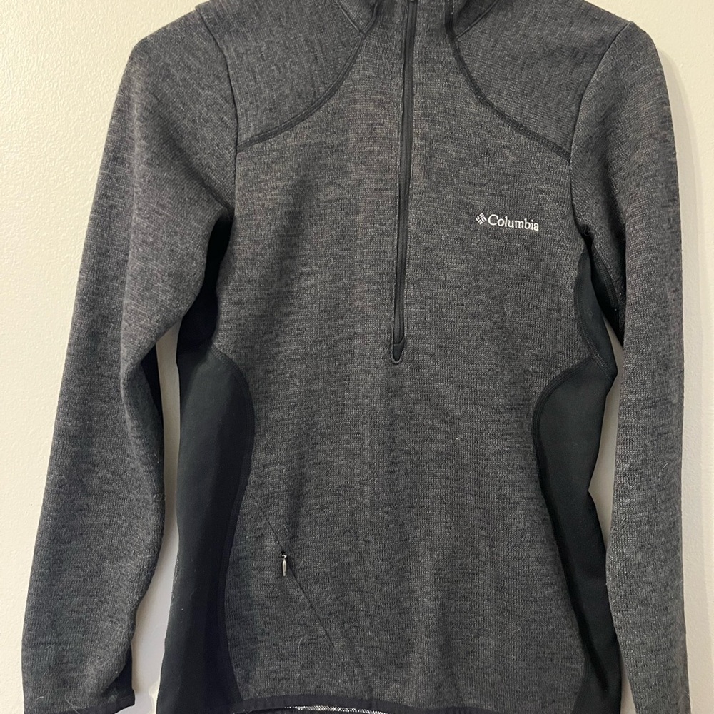 Columbia Gray Half-Zip Pullover